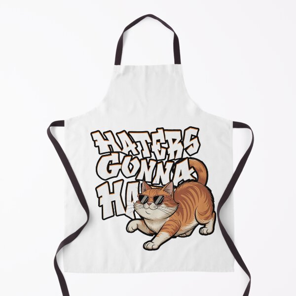 Item preview, Haters is Going To Hate Orange Funny Cat designed and sold by MonkiFlipp.