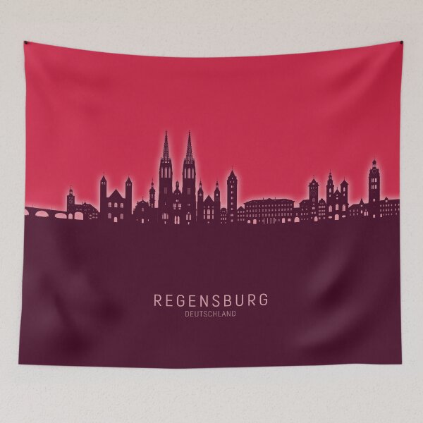 Item preview, Regensburg Germany Skyline designed and sold by ArtPrints.