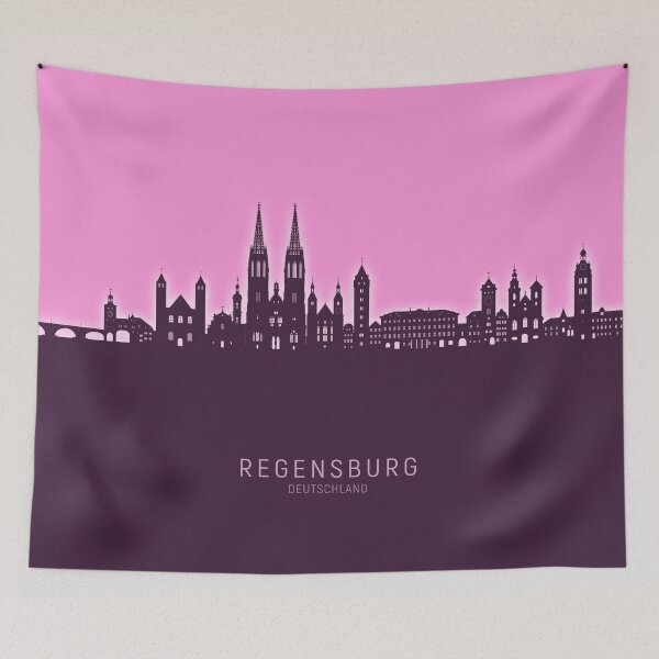 Item preview, Regensburg Germany Skyline designed and sold by ArtPrints.