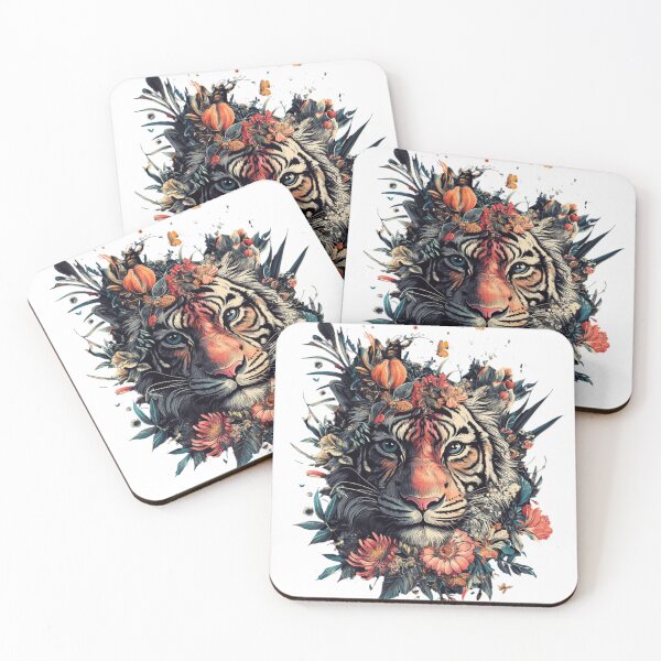 Item preview, Wild Tiger Design designed and sold by NicolasGlowArt.