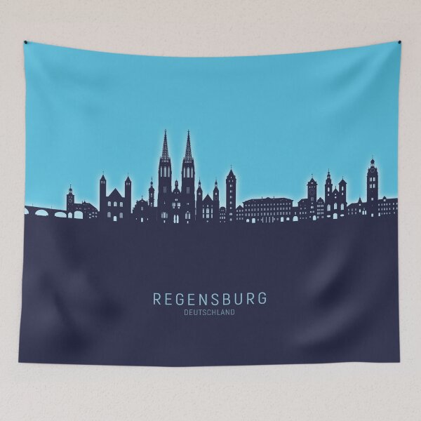 Item preview, Regensburg Germany Skyline designed and sold by ArtPrints.