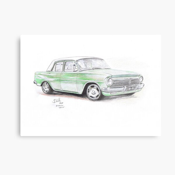 EH Holden 'Green Machine' Metal Print