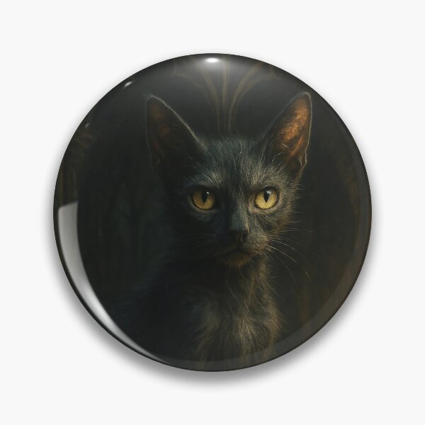 Item preview, Shadow of the Arch – Lykoi Cat in Gothic Revival Style designed and sold by LesChatsArt.
