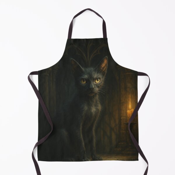 Item preview, Shadow of the Arch – Lykoi Cat in Gothic Revival Style designed and sold by LesChatsArt.