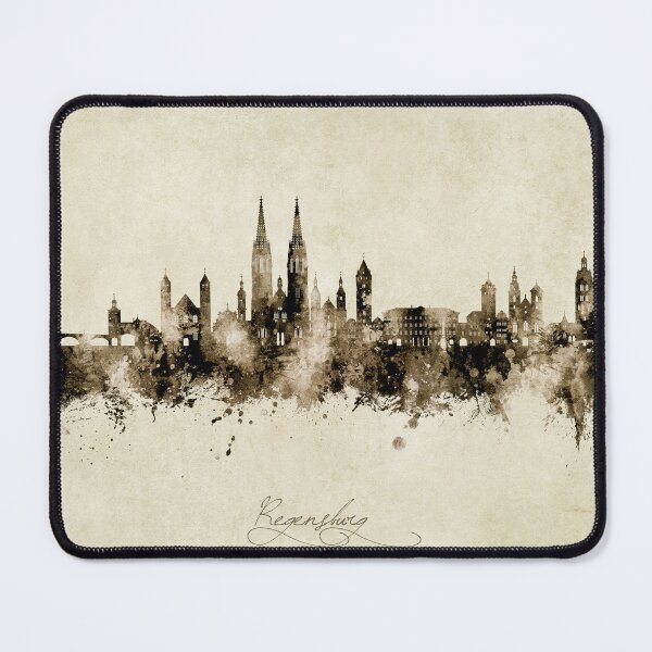 Item preview, Regensburg Germany Skyline designed and sold by ArtPrints.