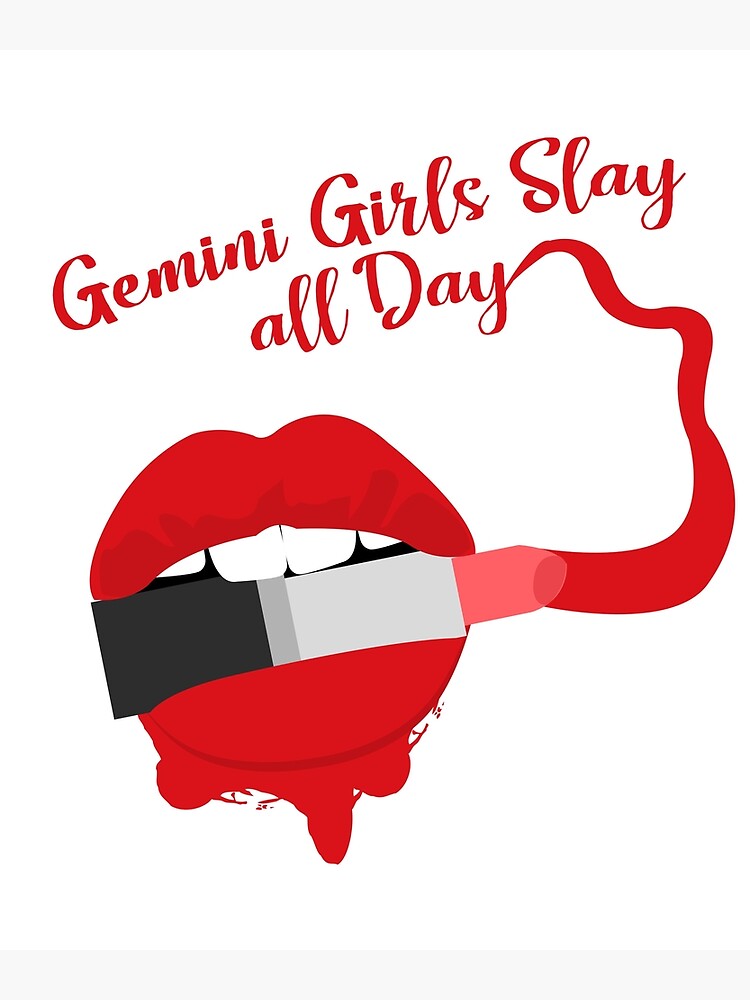 Gemini Girls Slay All Day Funny Birthday