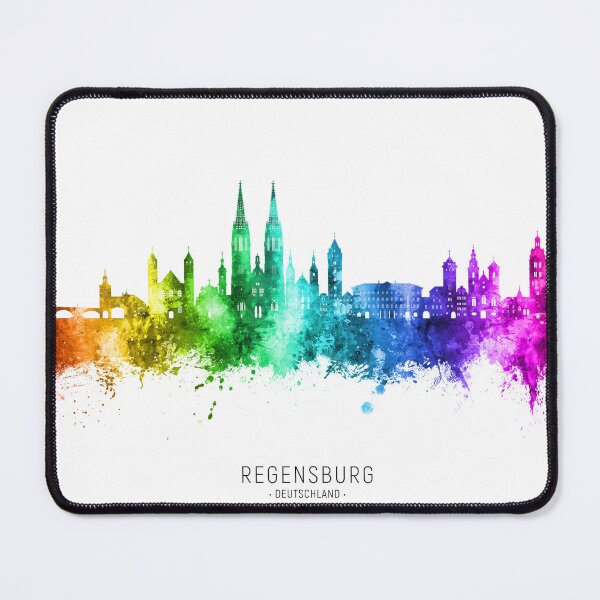 Item preview, Regensburg Germany Skyline designed and sold by ArtPrints.