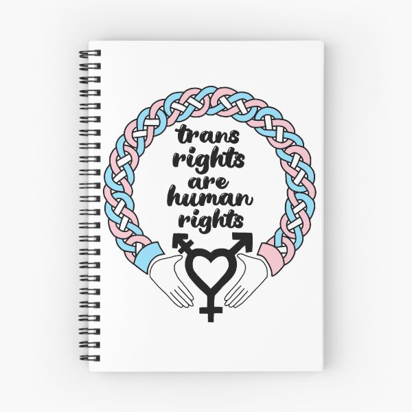 Item preview, trans rights are human rights - Irish claddagh designed and sold by Nyctolust.