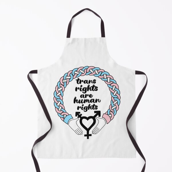 Item preview, trans rights are human rights - Irish claddagh designed and sold by Nyctolust.