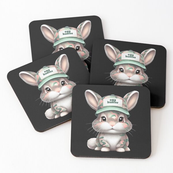 Item preview, Camuflage Egg Hunter – Funny Easter Bunny in Military Gear designed and sold by CRAZY&ART.