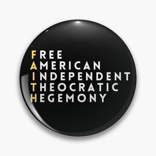 Item preview, Bobiverse - F.A.I.T.H. Free American Independent Theocratic Hegemony designed and sold by triharder12.