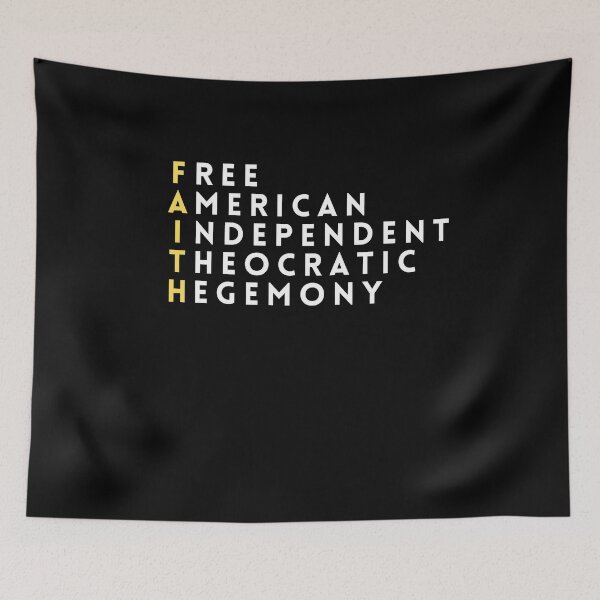 Item preview, Bobiverse - F.A.I.T.H. Free American Independent Theocratic Hegemony designed and sold by triharder12.