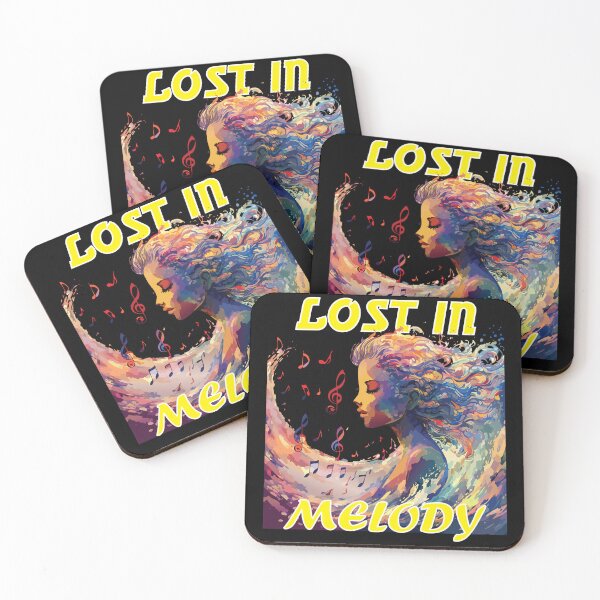 Item preview, Lost in Melody Colorful Music Lover Art Design designed and sold by EchoBlue Studio.