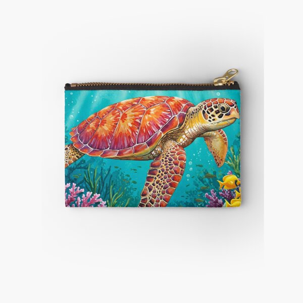Item preview, Colorful Watercolor Sea turtle designed and sold by svarupa.