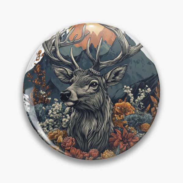 Item preview, Deer Landscape designed and sold by NicolasGlowArt.