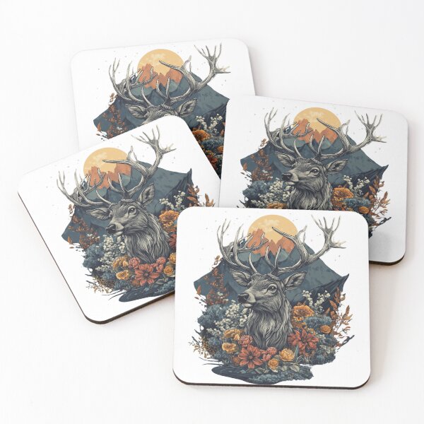 Item preview, Deer Landscape designed and sold by NicolasGlowArt.