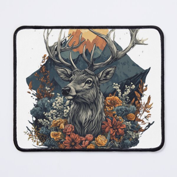 Item preview, Deer Landscape designed and sold by NicolasGlowArt.