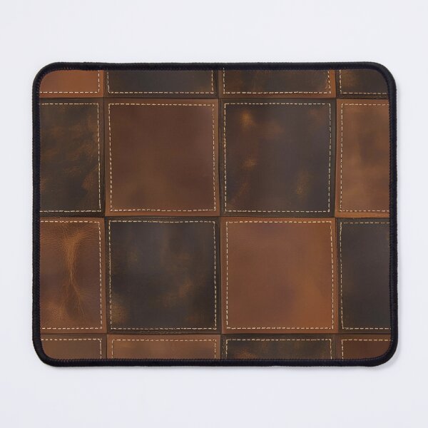 Item preview, Distressed Leather Patchwork with Stitch Detail designed and sold by SurfaceCraft Studio.