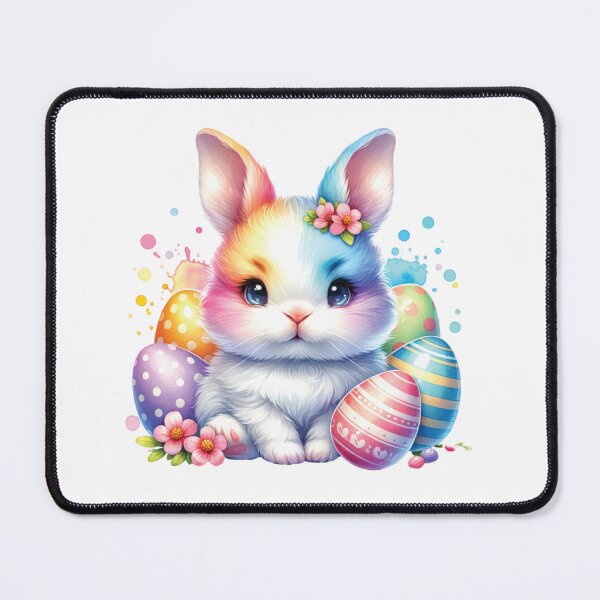 Item preview, Rainbow Easter Bunny  designed and sold by kjanedesigns.