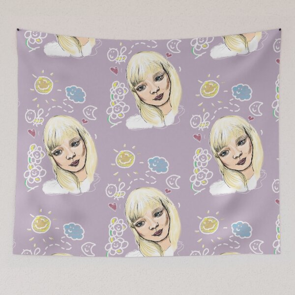 Item preview, happy girl & doodles designed and sold by lechicka.