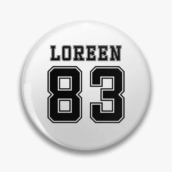 Item preview, Loreen, 83 Jersey (Black) designed and sold by fanartmerch.