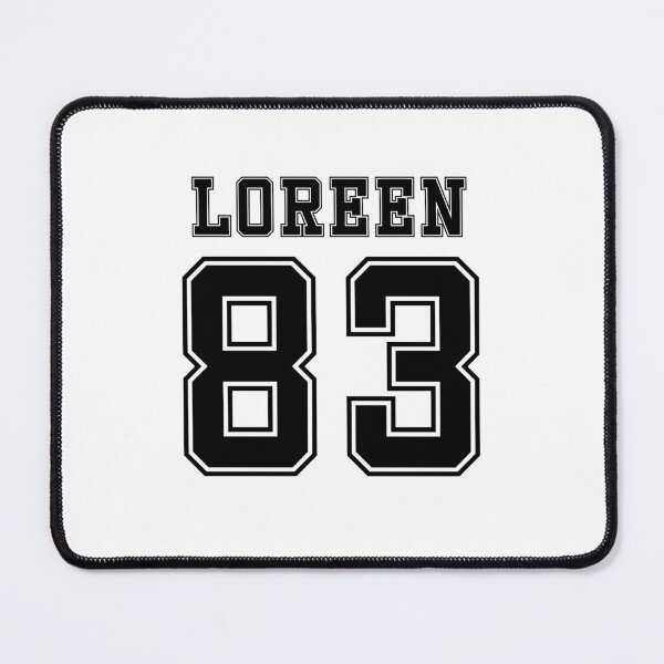 Item preview, Loreen, 83 Jersey (Black) designed and sold by fanartmerch.