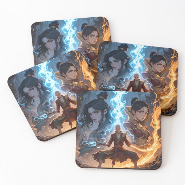 Item preview, Trio Warriors Power Air Fire Art Magic Battle designed and sold by ART ATTACK ZONE.