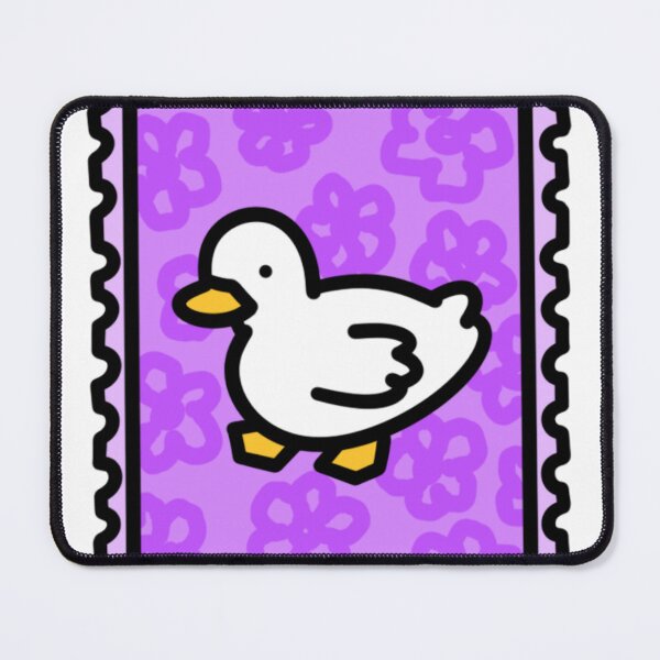 Item preview, Sello con un lindo pato en color morado designed and sold by Dorfgekritzel.