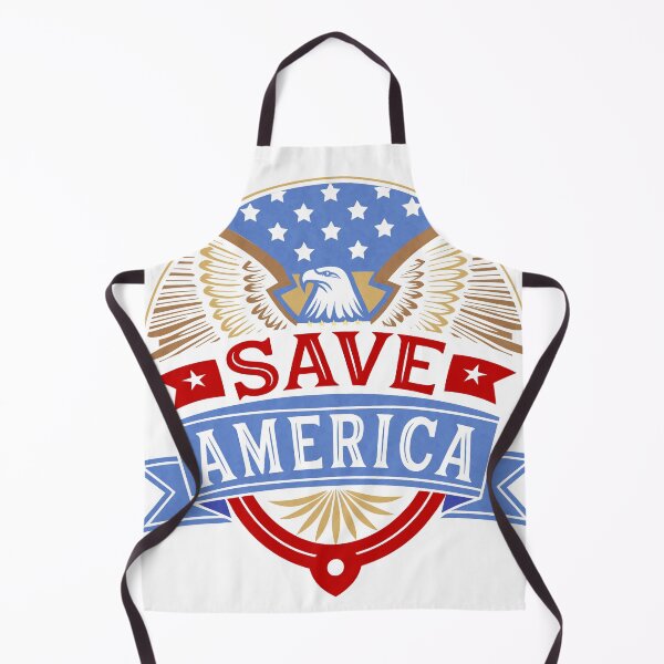Item preview, Save America Proud Eagle and USA Flag designed and sold by AntiqueImages.