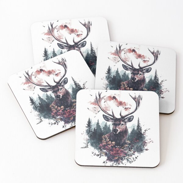 Item preview, Deer Wild designed and sold by NicolasGlowArt.