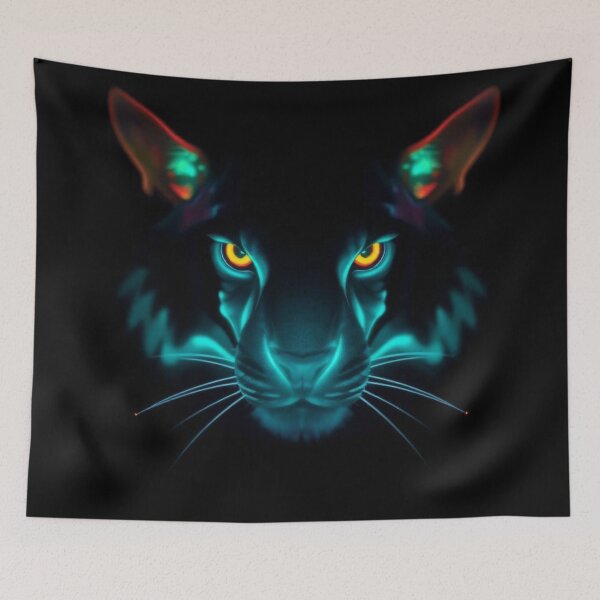 Item preview, bioluminescent cat, with a penetrating gaze designed and sold by Magic3D.
