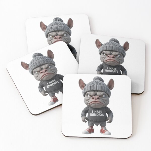 Item preview,  Grumpy Bulldog "I Hate Mondays" Outfit designed and sold by AleksKos.