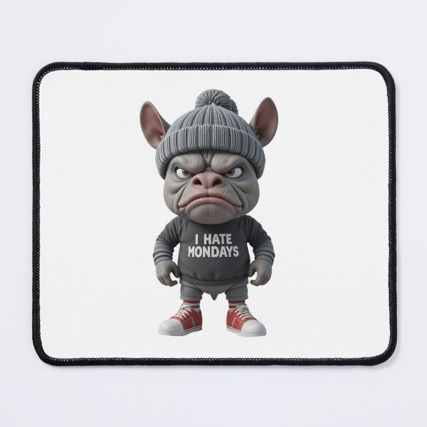 Item preview, Grumpy Bulldog "I Hate Mondays" Outfit designed and sold by AleksKos.