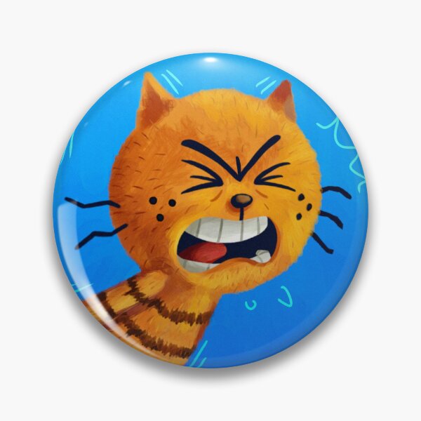 Item preview, Dog Man Movie Petey The Cat screaming angry designed and sold by Maru-Chan-Shop.