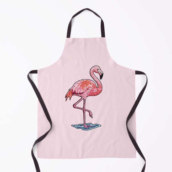 Item preview, Flamingo Embroidery Patch – Tropical Bird Stitch designed and sold by svarupa.