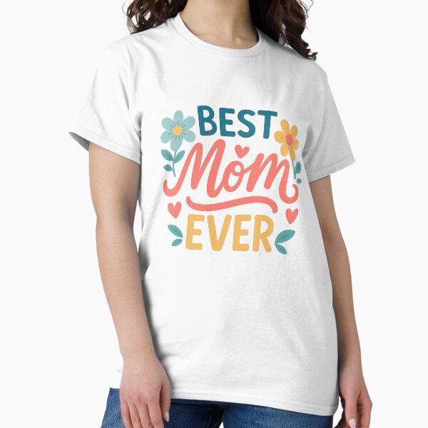 Item preview, “Best Mom Ever – Colorful retro floral design for Mother’s Day” designed and sold by GabbyKI261.