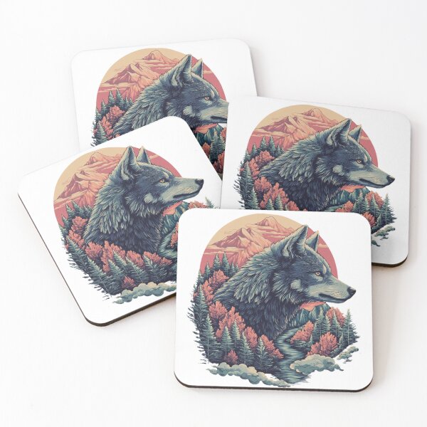 Item preview, Wolf and Forest designed and sold by NicolasGlowArt.