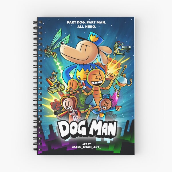 Item preview, Dog Man Movie Poster In Dog Man Comics Art style  designed and sold by Maru-Chan-Shop.