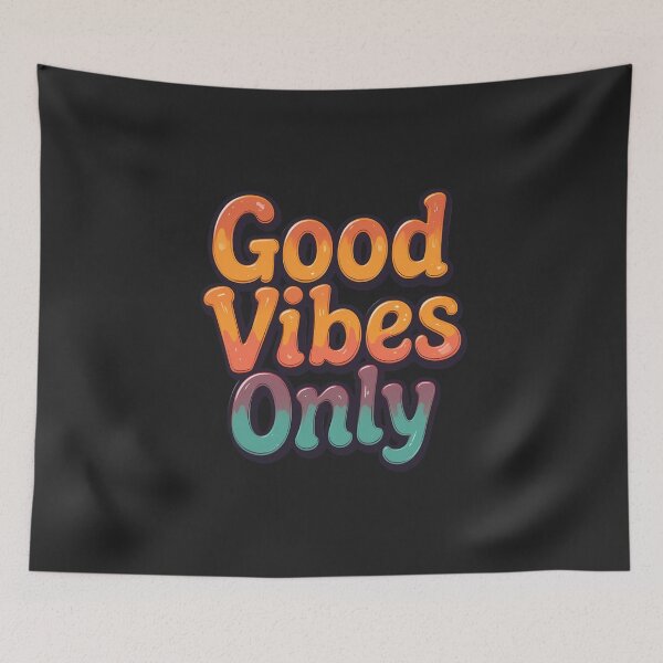 Item preview, "Good Vibes Only" T-shirt - Happy Effect designed and sold by Indoni.