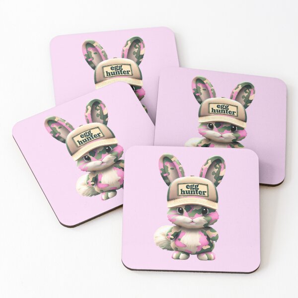 Item preview, Camuflage Egg Hunter – Funny Easter Bunny in Military Gear designed and sold by CRAZY&ART.