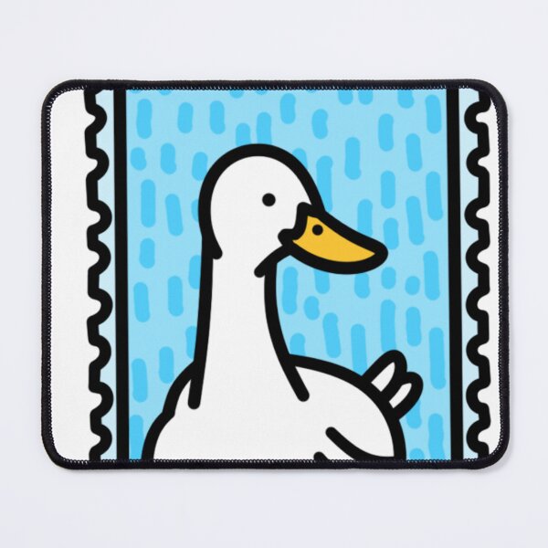 Item preview, Sello con un lindo pato en azul claro designed and sold by Dorfgekritzel.