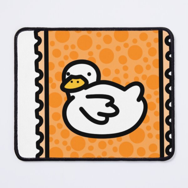 Item preview, Sello con un lindo pato en color naranja designed and sold by Dorfgekritzel.
