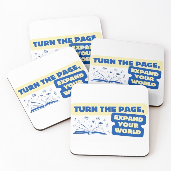 Item preview, Turn the Page, Expand Your World designed and sold by WildHeartsbyKit.