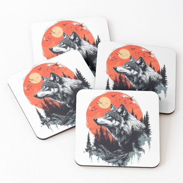 Item preview, Wolf Outdoor Design designed and sold by NicolasGlowArt.
