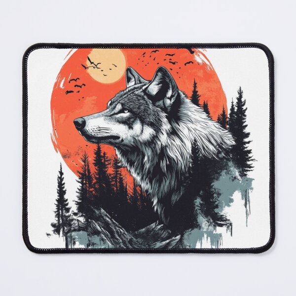 Item preview, Wolf Outdoor Design designed and sold by NicolasGlowArt.