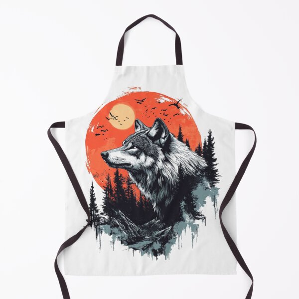 Aperçu de l'œuvre Wolf Outdoor Design créée et vendue par NicolasGlowArt.