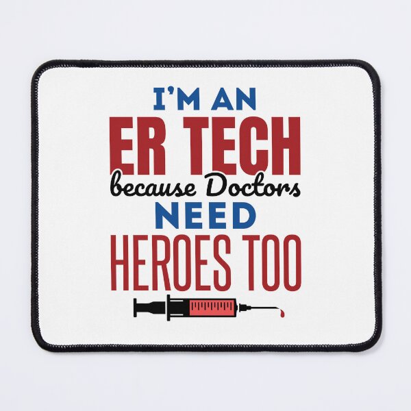 Item preview, I'm an ER Tech Funny Emergency Room Technician Heroes designed and sold by jaygo.