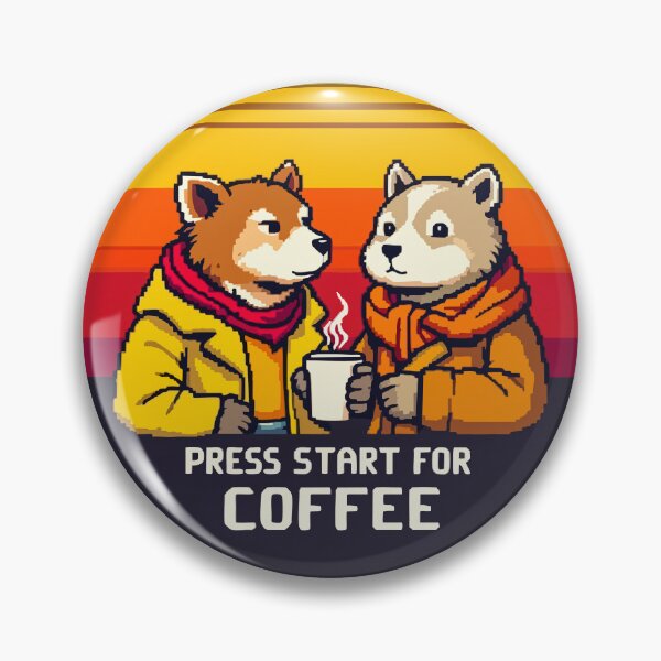 Item preview, Press Start for Coffee = Continue designed and sold by SteadyRolling.