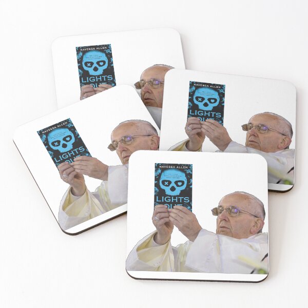 Item preview, Pope Holding Lights Out - Navessa Allen designed and sold by baranskini.