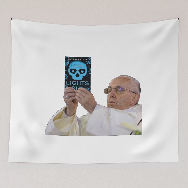 Item preview, Pope Holding Lights Out - Navessa Allen designed and sold by baranskini.